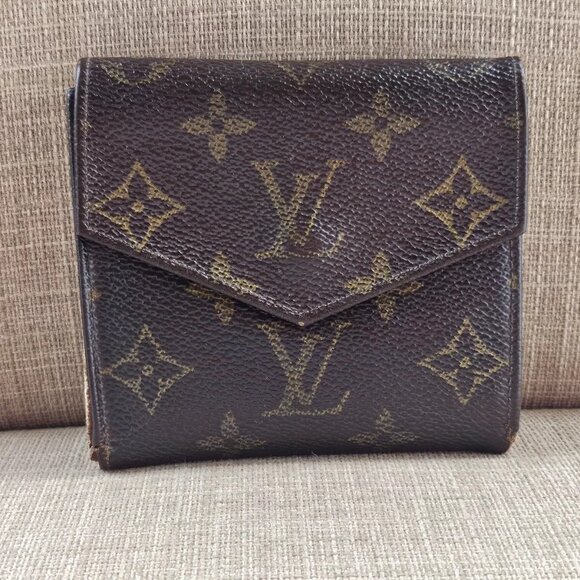 Louis Vuitton Card Holder Monogram Elise Trifold Wallet Made in Frane Read Desc - Picture 2 of 13